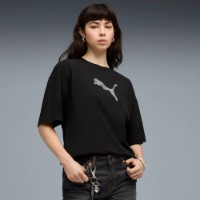 Tricou de dame Puma Ess Graphics Leo Lux Puma Black, s.XS imaginea #2 — magazin online Desire.md