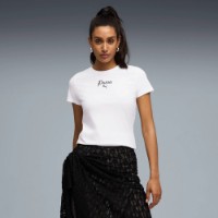 Tricou de dame Puma Essentials Script Puma White, s.L imaginea #2 — magazin online Desire.md