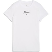 Tricou de dame Puma Essentials Script Puma White, s.M imaginea #1 — magazin online Desire.md