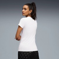 Tricou de dame Puma Essentials Script Puma White, s.M imaginea #3 — magazin online Desire.md