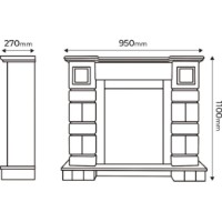 Șemineu electric Art Flame Cascad & Miriam Dark Gray imaginea #3 — magazin online Desire.md