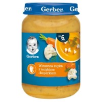Пюре для детей Gerber Soup With Vegetables&Turkey 6+ 190g 