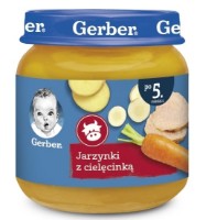 Пюре для детей Gerber Vegetables&Beef 5+ 125g