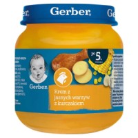 Пюре для детей Gerber Vegetables&Chicken 5+ 125g 