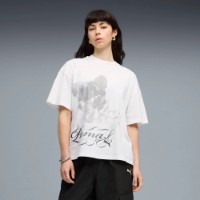 Tricou de dame Puma Street Glam Oversize Puma White, s.M imaginea #2 — magazin online Desire.md