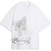 Tricou de dame Puma Street Glam Oversize Puma White, s.S imaginea #1 — magazin online Desire.md