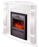 Șemineu electric Art Flame Clasic colt white & Cristina