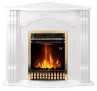 Șemineu electric Art Flame Clasic colt white & Gala gold imaginea #2 — magazin online Desire.md