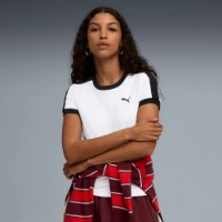 Tricou de dame Puma T7 Slim Puma White, s.XS imaginea #2 — magazin online Desire.md