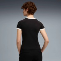 Tricou de dame Puma T7 Slim Puma Black, s.M imaginea #3 — magazin online Desire.md