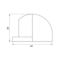 Ограничитель для двереи Profmet 447221 фото №4 — интернет-магазин Desire.md