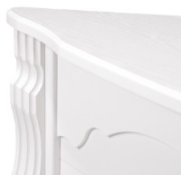 Șemineu electric Art Flame Clasic colt white & Galileo gold imaginea #3 — magazin online Desire.md