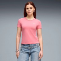 Tricou de dame Puma Wardrobe Ess Slim Wild Pink, s.M imaginea #2 — magazin online Desire.md
