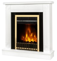 Șemineu electric Art Flame Donald & Gala Gold White