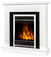 Șemineu electric Art Flame Donald & Gala Silver White