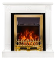 Șemineu electric Art Flame Donald & Galileo Gold White imaginea #2 — magazin online Desire.md