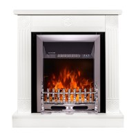 Șemineu electric Art Flame Donald & Galileo Silver White imaginea #2 — magazin online Desire.md