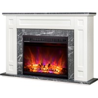 Электрокамин Art Flame Frida & Lorance Ivory/Dark Grey