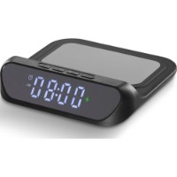 Сeas cu alarmă Cellularline Alarm Clock with Wireless Charging Black
