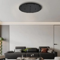 Металлическое основание для подвесных светильников Lampardi Thin LP764-R15BK фото №2 — интернет-магазин Desire.md