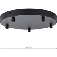 Металлическое основание для подвесных светильников Lampardi Thin LP764-R5BK фото №3 — интернет-магазин Desire.md