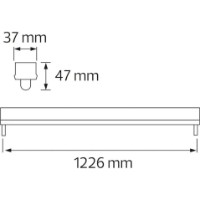 Потолочный светильник Horoz Tubofix-120 061-001-0120-011 фото №2 — интернет-магазин Desire.md