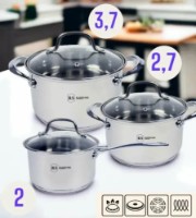 Набор посуды Rainstahl RS-1616-06 фото №2 — интернет-магазин Desire.md