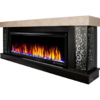 Șemineu electric Art Flame Galateea Maxi & Schubert 50 Beige/Black