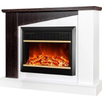 Электрокамин Art Flame Gaspar & Mars White/Dark Walnut