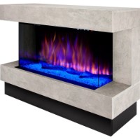 Электрокамин Art Flame Glow maxi & Haiti 40 Gray/Black фото №3 — интернет-магазин Desire.md