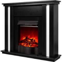 Șemineu electric Art Flame Gustavo & Corsica Black