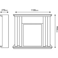 Электрокамин Art Flame Gustavo & Gala Silver Black фото №2 — интернет-магазин Desire.md