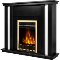 Șemineu electric Art Flame Gustavo & Gala Gold Black