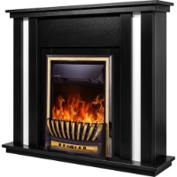 Șemineu electric Art Flame Gustavo & Meridian Black