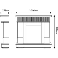 Электрокамин Art Flame Ideal & Mars White фото №2 — интернет-магазин Desire.md