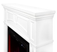 Șemineu electric Art Flame Laura & Tomas White imaginea #2 — magazin online Desire.md