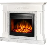 Șemineu electric Art Flame Luca & Carmen White