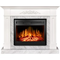 Șemineu electric Art Flame Luca & Carmen White imaginea #3 — magazin online Desire.md