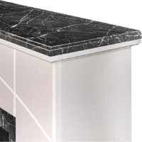 Șemineu electric Art Flame Madeira Lux & Mars Ivory/Dark Gray imaginea #3 — magazin online Desire.md