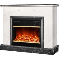 Șemineu electric Art Flame Madeira Lux & Mars Ivory/Dark Gray