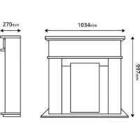 Șemineu electric Art Flame Marina & Cristina Wenge imaginea #2 — magazin online Desire.md