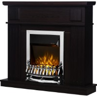 Șemineu electric Art Flame Marina & Galileo Silver Wenge