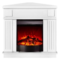 Șemineu electric Art Flame Marina colt white & Corsica imaginea #3 — magazin online Desire.md