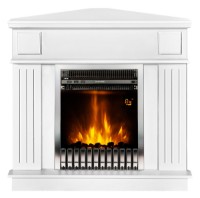 Șemineu electric Art Flame Marina colt white & Gala silver imaginea #4 — magazin online Desire.md