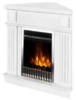 Șemineu electric Art Flame Marina colt white & Gala silver