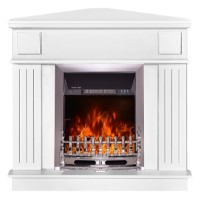 Șemineu electric Art Flame Marina colt white & Galileo silver imaginea #3 — magazin online Desire.md