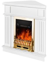 Șemineu electric Art Flame Marina colt white & Galileo gold