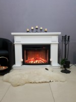 Șemineu electric Art Flame Marina maxi white & Zakynthos imaginea #3 — magazin online Desire.md