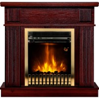 Șemineu electric Art Flame Marina nut & Gala gold imaginea #3 — magazin online Desire.md