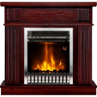 Șemineu electric Art Flame Marina nut & Gala silver imaginea #3 — magazin online Desire.md